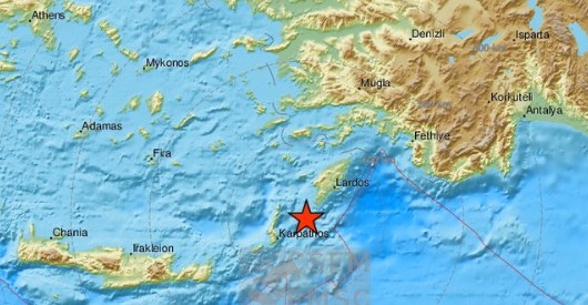 Σεισμός 4,3 Ρίχτερ στην περιοχή της Καρπάθου