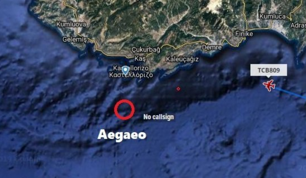 Τουρκικό drone πέταξε πάνω από ελληνικό ωκεανογραφικό στα ανοιχτά του Καστελλόριζου