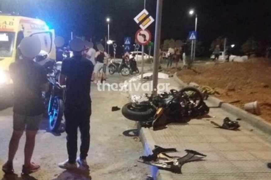Θεσσαλονίκη: Τραγωδία με δύο νεκρούς – Ξέφυγε η μηχανή από το δρόμο κι έπεσε σε κολώνα