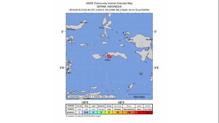 Σεισμός 6,8 Ρίχτερ χτύπησε την Ινδονησία