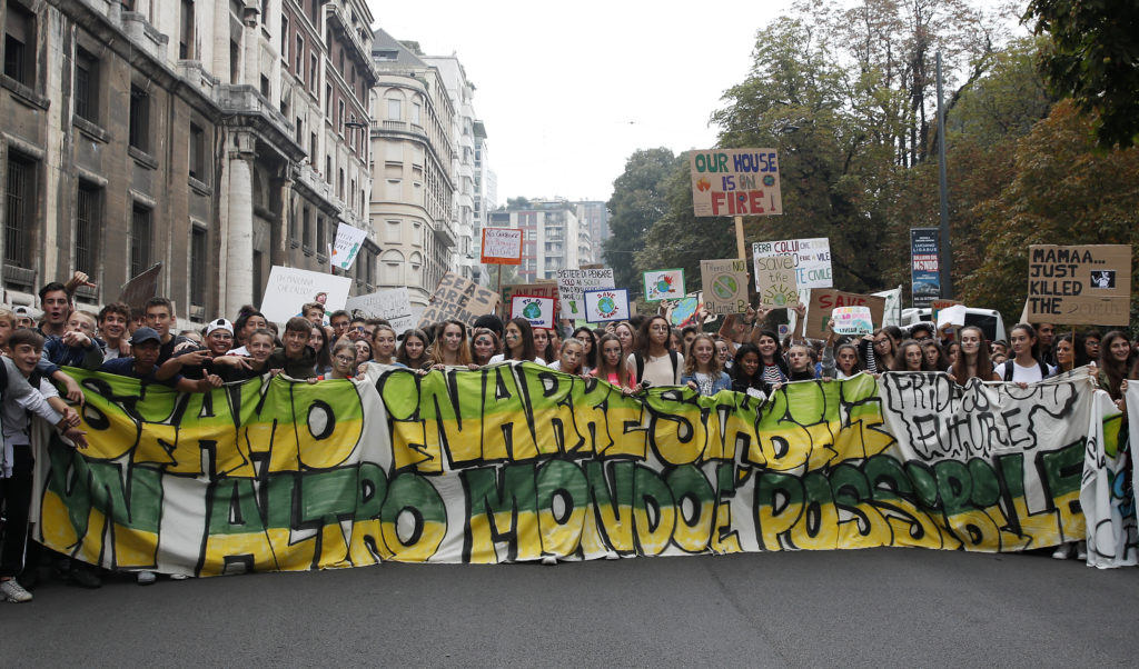 Ιταλία: «Περισσότεροι από 1 εκατομμύριο άνθρωποι» στις διαδηλώσεις για το κλίμα