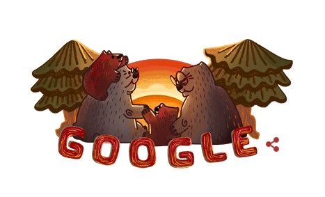 Το σημερινό Doodle της Google αφιερωμένο στην ημέρα του παππού και της γιαγιάς