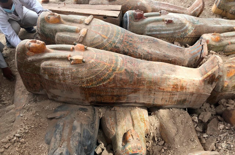 Αίγυπτος: Τριάντα σαρκοφάγοι του 10ου π.Χ. αιώνα ανακαλύφθηκαν κοντά στο Λούξορ