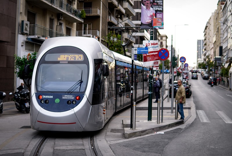 Δίωρη διακοπή δρομολογίων του Τραμ την Κυριακή από τη στάση «Κασομούλη» μέχρι τη στάση «Αμφιθέας»