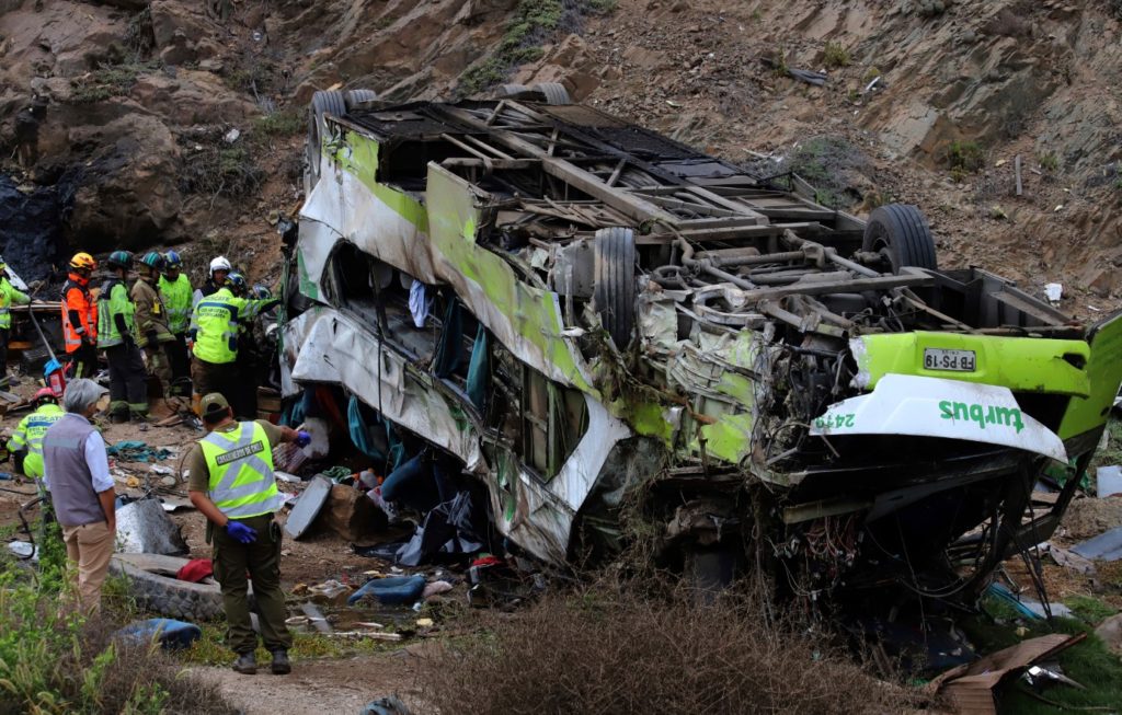 Χιλή: Πολύνεκρο δυστύχημα με λεωφορείο – 21 νεκροί