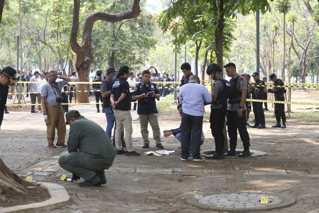 Δύο στρατιωτικοί τραυματίστηκαν σε έκρηξη στο πάρκο Τζακάρτα στην Ινδονησία