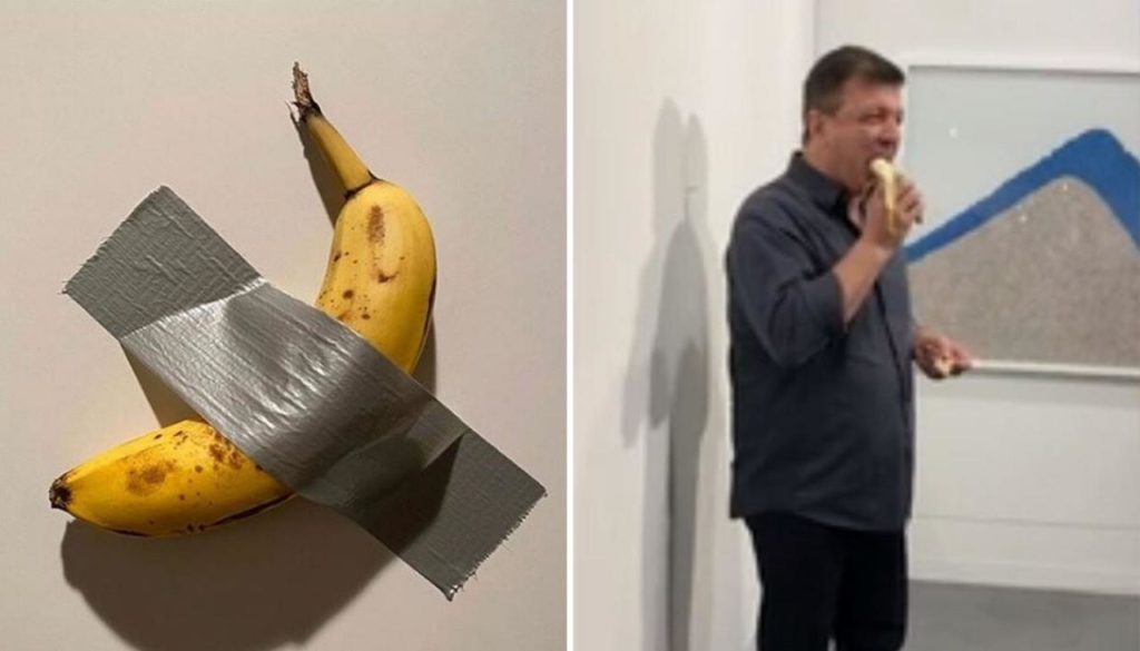 Καλλιτέχνης έφαγε την… μπανάνα-έργο τέχνης συναδέλφου του αξίας 108.000 ευρώ! (Video)