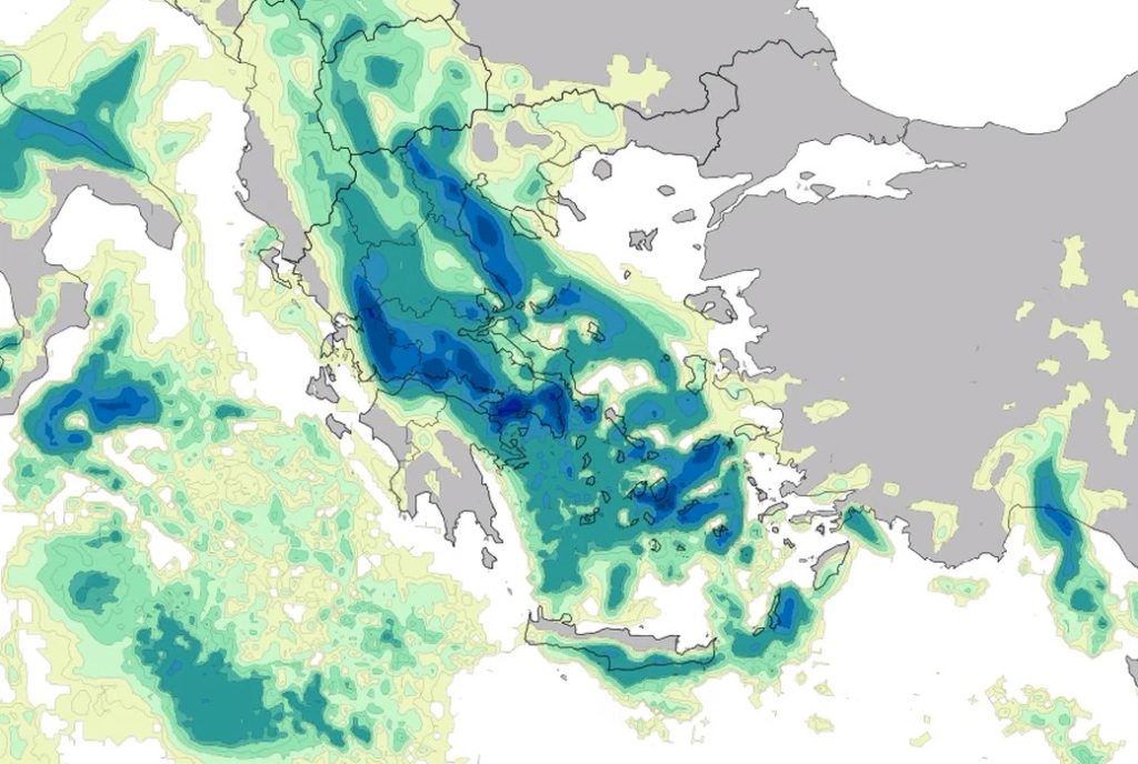 Ισχυρές βροχές, θυελλώδεις ανέμους και πυκνές χιονοπτώσεις στα ορεινά, φέρνει η «Διδώ»