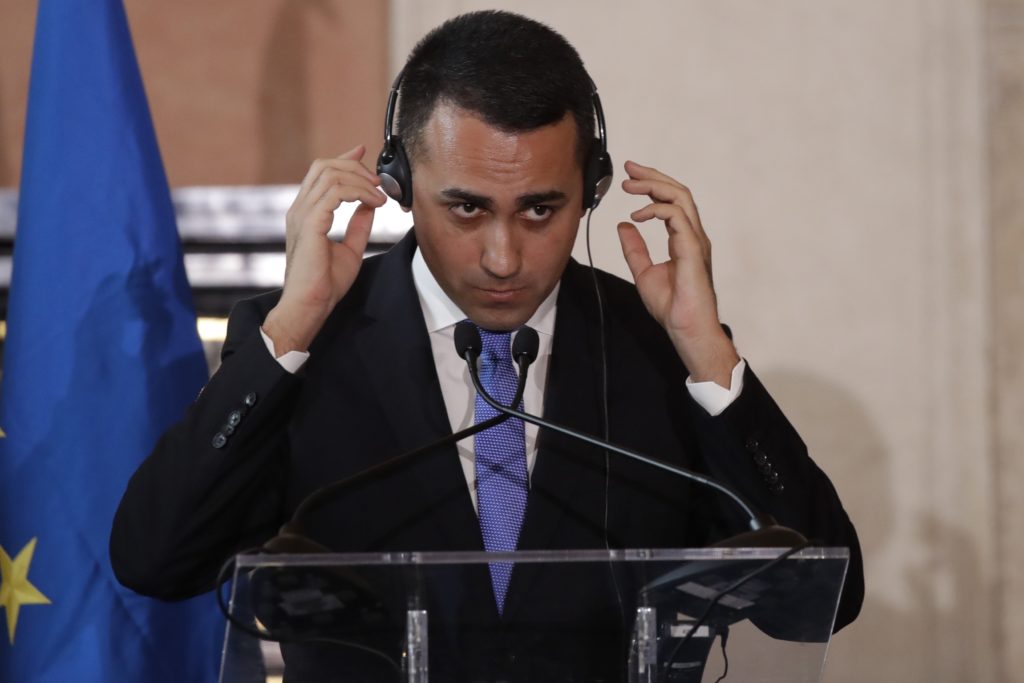 Στη Λιβύη ο Ιταλός υπουργός Εξωτερικών Λουίτζι Ντι Μάιο