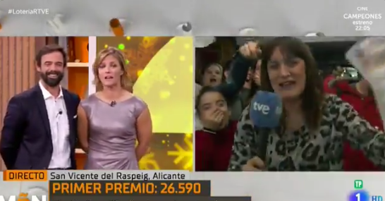 Ισπανία: Ρεπόρτερ μαθαίνει on air ότι κέρδισε το λαχείο, παραιτείται, αλλά… (Video)