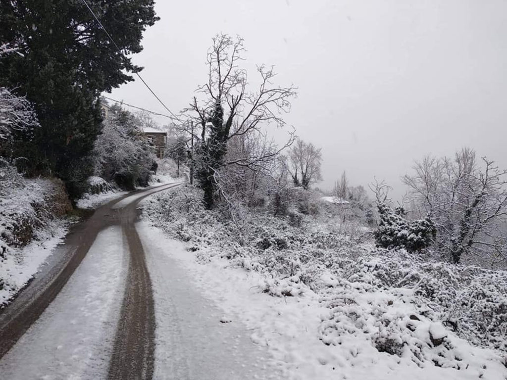 Η ΕΜΥ προειδοποιεί για έξαρση χιονοπτώσεων από Δευτέρα: Πού θα «το στρώσει» (Xάρτες+Videos)