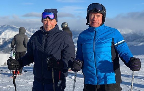 Ίστγουντ και Σβαρτσενέγκερ έκαναν σκι μαζί (Photo)