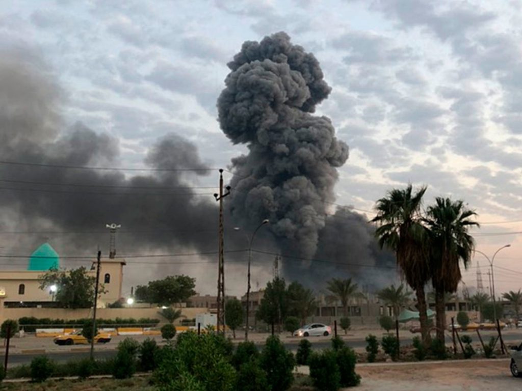 Ιράκ: “Βροχή” από ρουκέτες στην Πράσινη Ζώνη της Βαγδάτης – Στόχος και αεροπορική βάση με στρατιώτες των ΗΠΑ