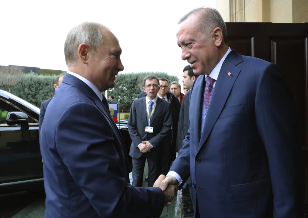 Λιβύη, Μέση Ανατολή και Ενέργεια στη δίωρη συνάντηση Πούτιν – Ερντογάν
