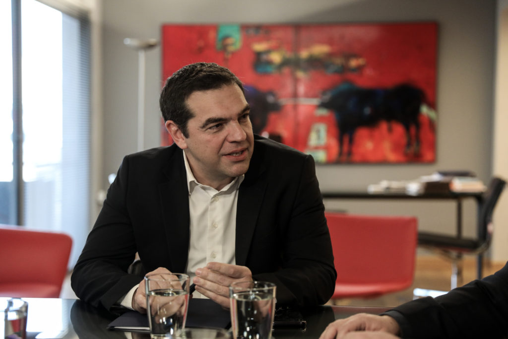 Σύσκεψη του Αλέξη Τσίπρα με το προεδρείο της ΚΟ του ΣΥΡΙΖΑ