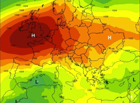 Ισχυρός αντικυκλώνας σχηματίζεται στη Δ.Ευρώπη – Πόσο επηρεάζει την Ελλάδα (Video)
