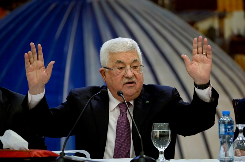 Ο Παλαιστίνιος πρόεδρος Αμπάς ανακοίνωσε τη διακοπή «όλων των σχέσεων» με το Ισραήλ και τις ΗΠΑ