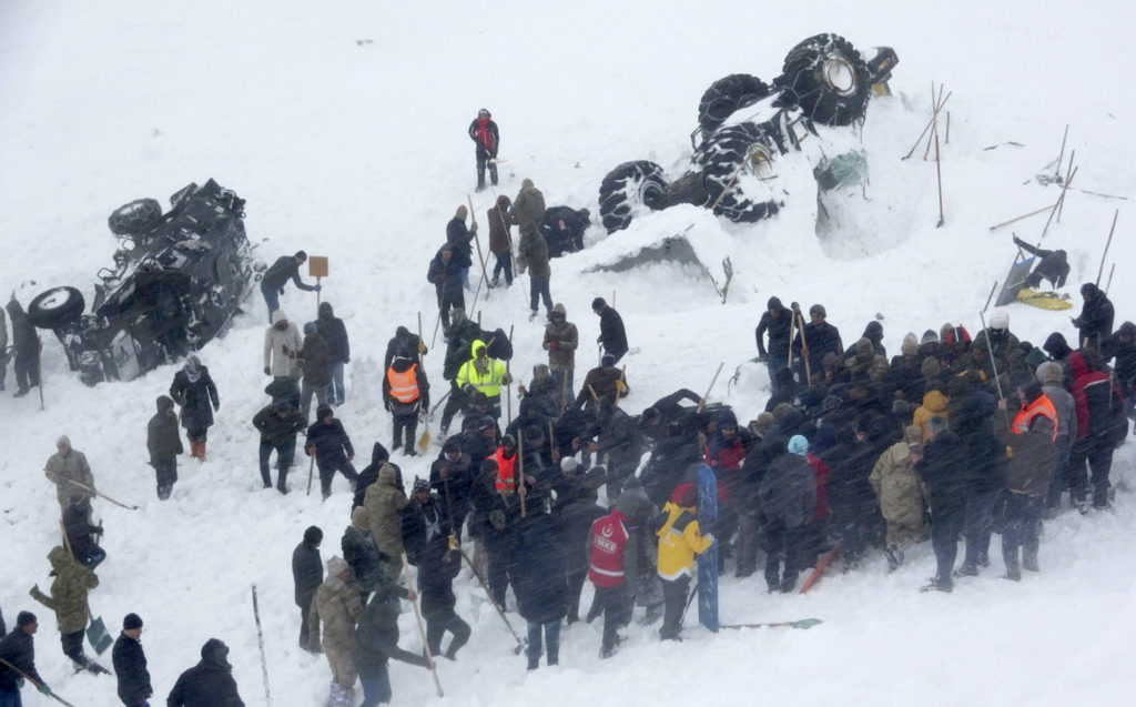 Τουλάχιστον 38 νεκροί από δύο χιονοστιβάδες στην Τουρκία