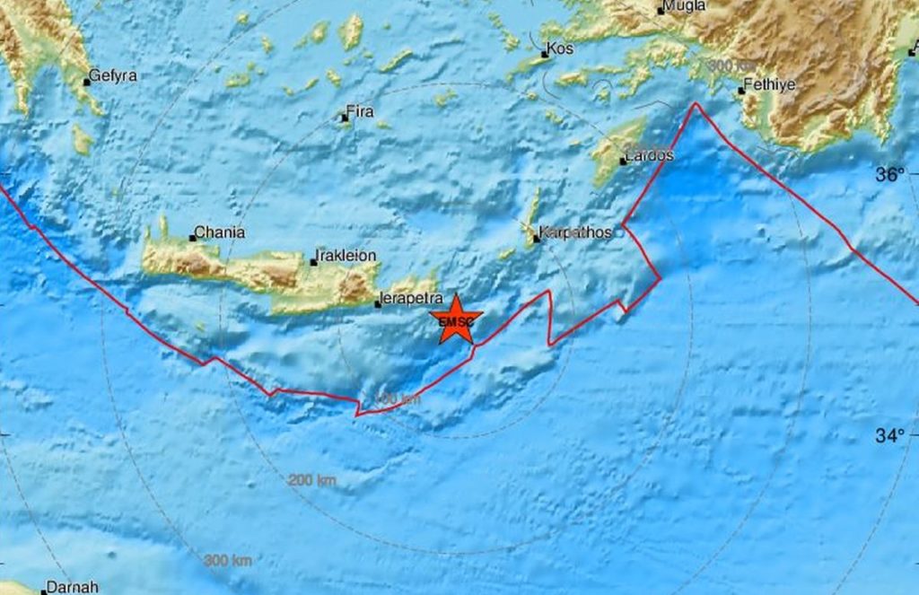 Σεισμικές δονήσεις ταρακούνησαν Κρήτη και Καλάβρυτα