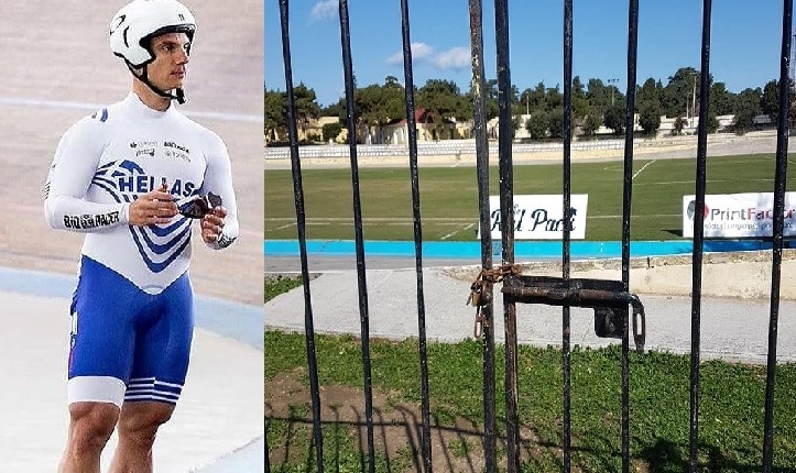 Απίστευτο: Κλείδωσαν έξω από το ποδηλατοδρόμιο Ρόδου τον παγκόσμιο πρωταθλητή Χρ. Βολικάκη και την ομάδα του