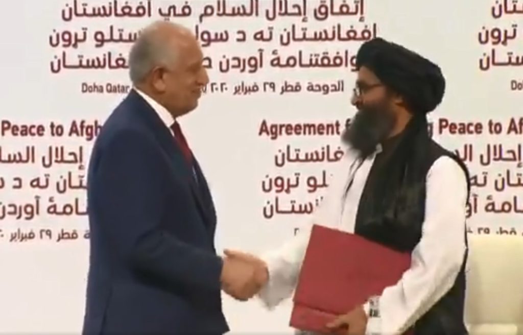 Αφγανιστάν: Ιστορική συμφωνία ειρήνευσης υπέγραψαν Ταλιμπάν και ΗΠΑ στη Ντόχα (Videos)