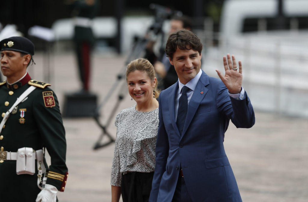 Η σύζυγος του Καναδού πρωθυπουργού προσβλήθηκε από τον κορονοϊό