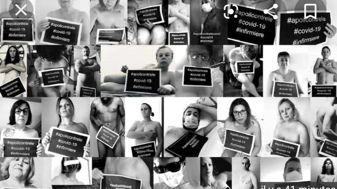 Γαλλία: Νοσοκόμοι και νοσοκόμες ποζάρουν γυμνοί – «Γυμνοί απέναντι στον κορονοϊό» (Video)