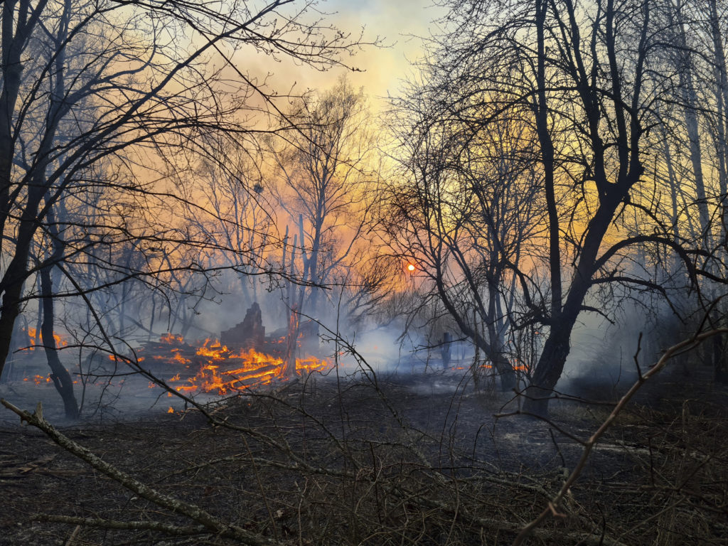 Ουκρανία: Κατασβέστηκε η πυρκαγιά στο Τσερνόμπιλ