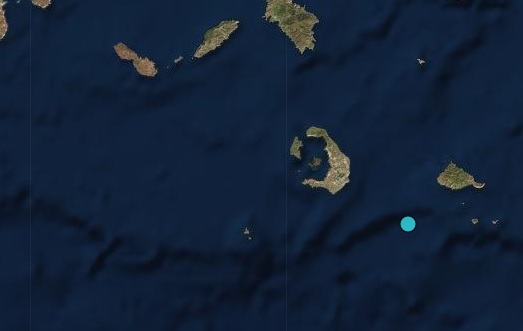 Σεισμός 4,1 Ρίχτερ κοντά στη Σαντορίνη