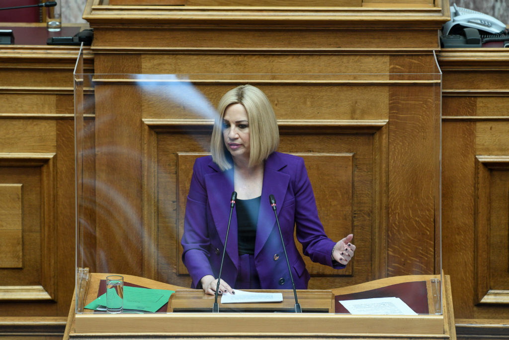 Η Φώφη Γεννηματά κάνει ασκήσεις… συγκυβερνητικού έργου