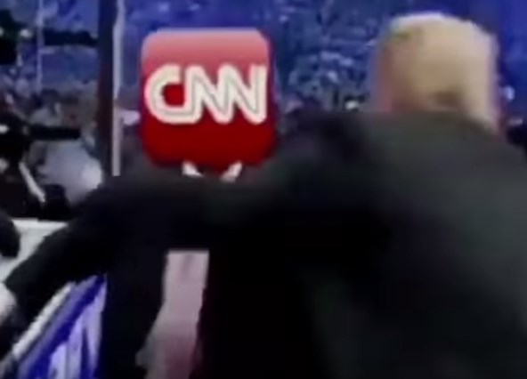 Ο Τραμπ ξυλοκοπεί το CNN