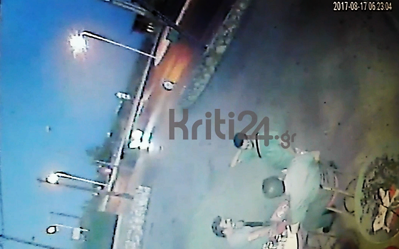 Βίντεο-σοκ: Το αμάξι που σκότωσε τους δύο νέους στα Χανιά περνάει «βολίδα» δευτερόλεπτα πριν το δυστύχημα