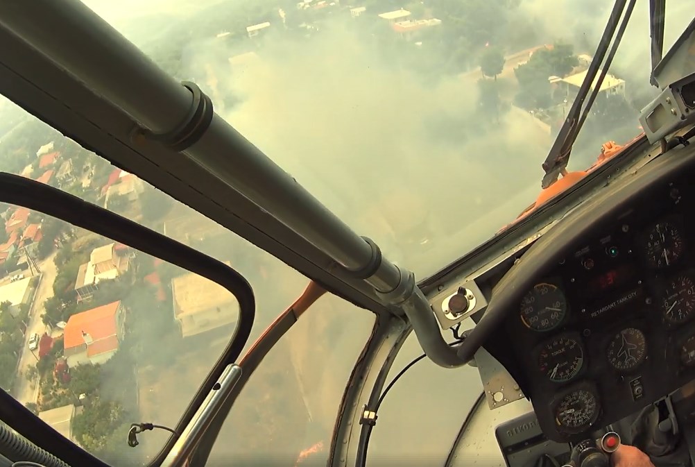 Νέο βίντεο – ντοκουμέντο από τα μέτωπα των πυρκαγιών της 23ης Ιουλίου