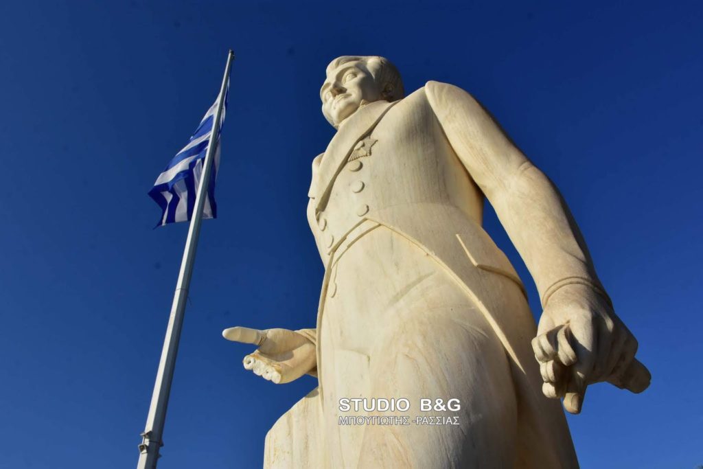 Ανεγκέφαλοι βανδάλισαν και πάλι το άγαλμα του Καποδίστρια στο Ναύπλιο (video)