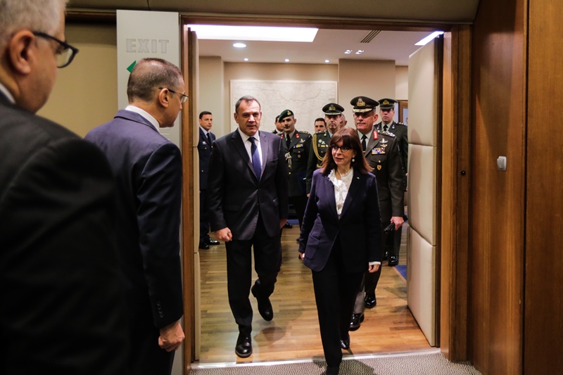 Στις Καστανιές του Έβρου, η Πρόεδρος της Δημοκρατίας, Κατερίνα Σακελλαροπούλου