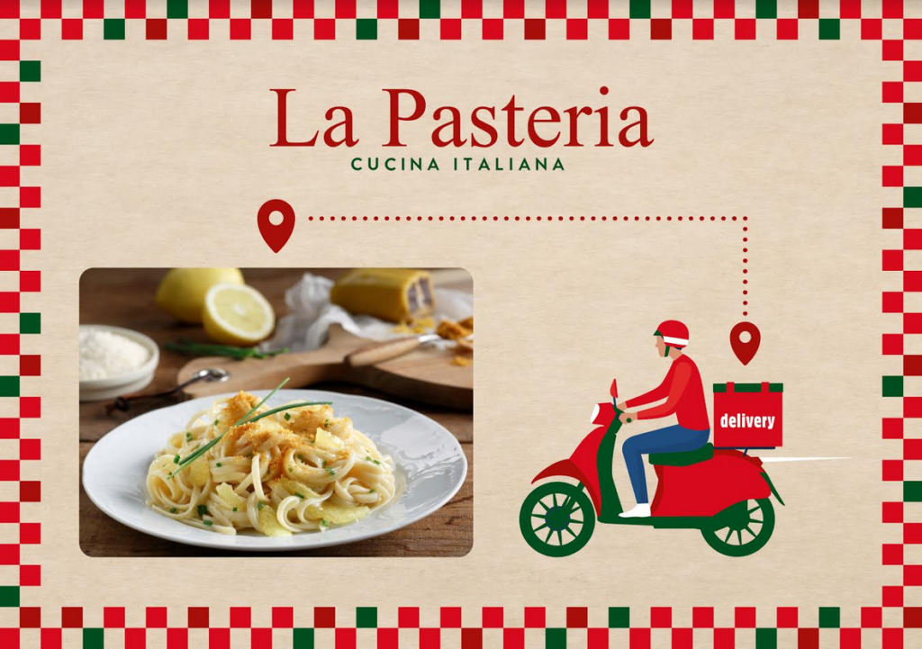 Τώρα οι αγαπημένες γεύσεις La Pasteria έρχονται στο σπίτι ή στο γραφείο μέσω delivery
