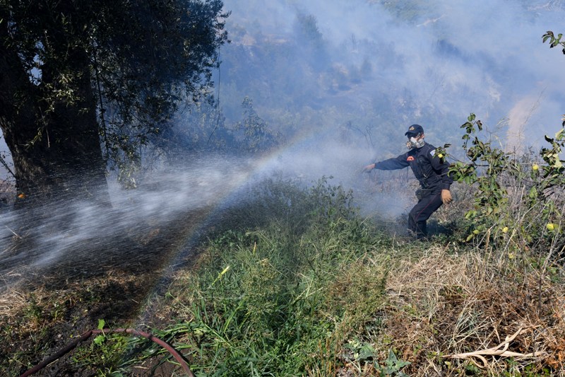 Ρέθυμνο: Μεγάλη πυρκαγιά στο Αμάρι – δεν απειλεί κατοικημένες περιοχές