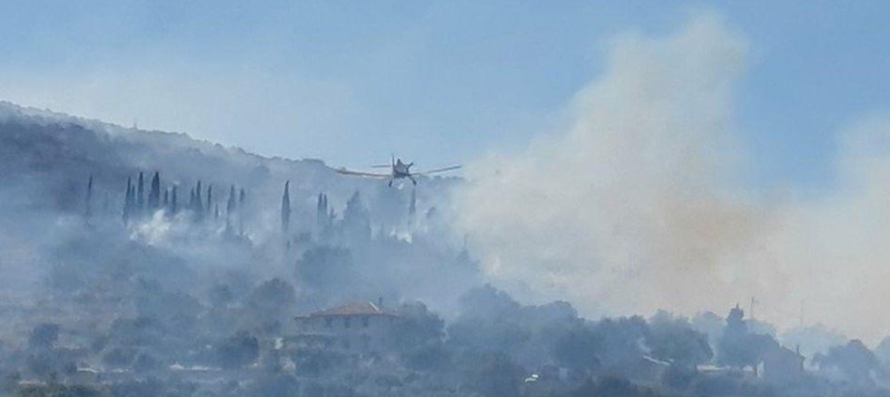 Ζάκυνθος: Υπό έλεγχο τέθηκε η φωτιά στον Ασκό Βολιμών (Videos)