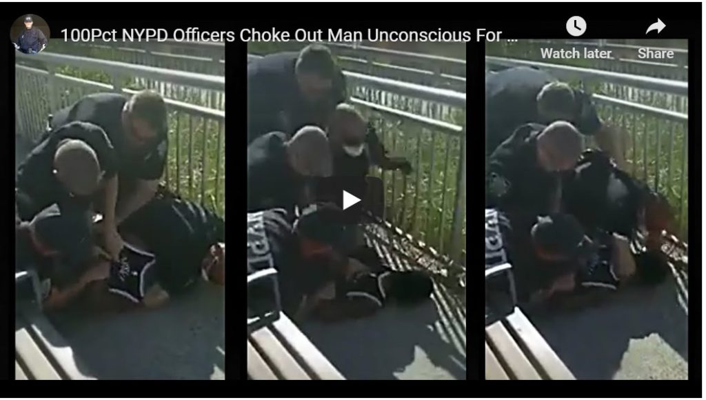 ΗΠΑ: Σε διαθεσιμότητα  αστυνομικός στη Νέα Υόρκη μετά από κεφαλοκλείδωμα σε έναν Αφροαμερικανό (Video)