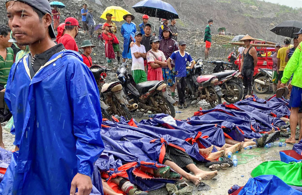 Μιανμάρ: Πάνω από 160 οι νεκροί από κατολίσθηση σε ορυχείο νεφρίτη