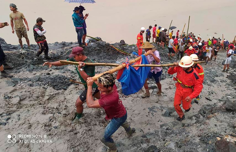 Μιανμάρ: Περισσότεροι από 170 νεκροί από την κατολίσθηση σε ορυχείο νεφρίτη