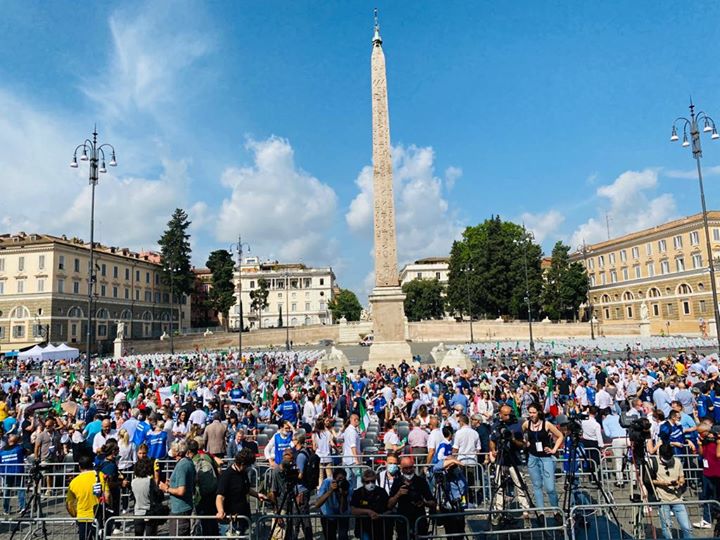 Ιταλία: Συγκέντρωση συντηρητικής συμμαχίας κατά κυβέρνησης Κόντε (Videos)