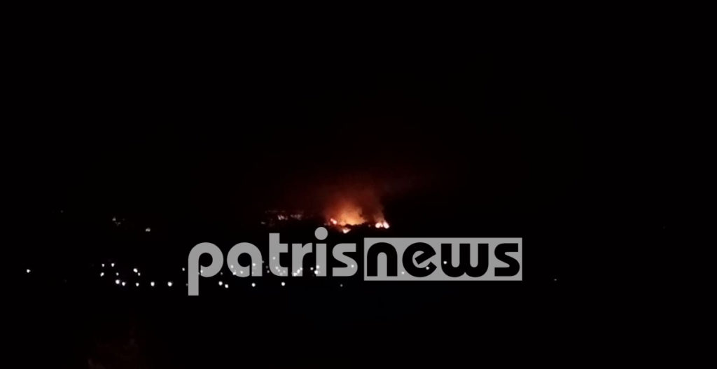 Ανεξέλεγκτη η φωτιά στην Ολυμπία – Ολονύχτια μάχη με τις φλόγες
