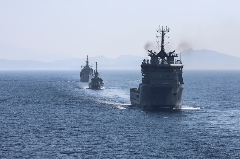 Ρελάνς του Ελληνικού Πολεμικού Ναυτικού με ΝAVTEX στο Καστελόριζο