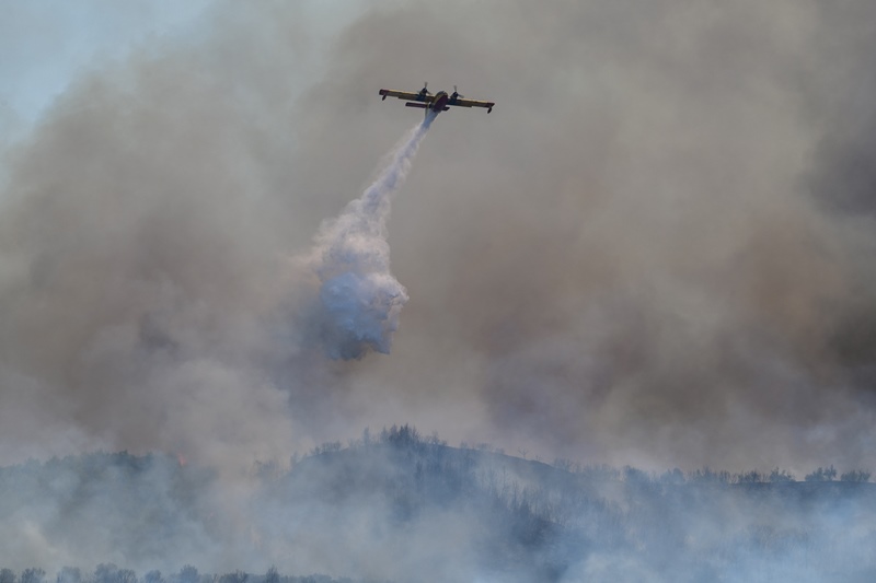 Τρεις πυρκαγιές μαίνονται στην Ηλεία