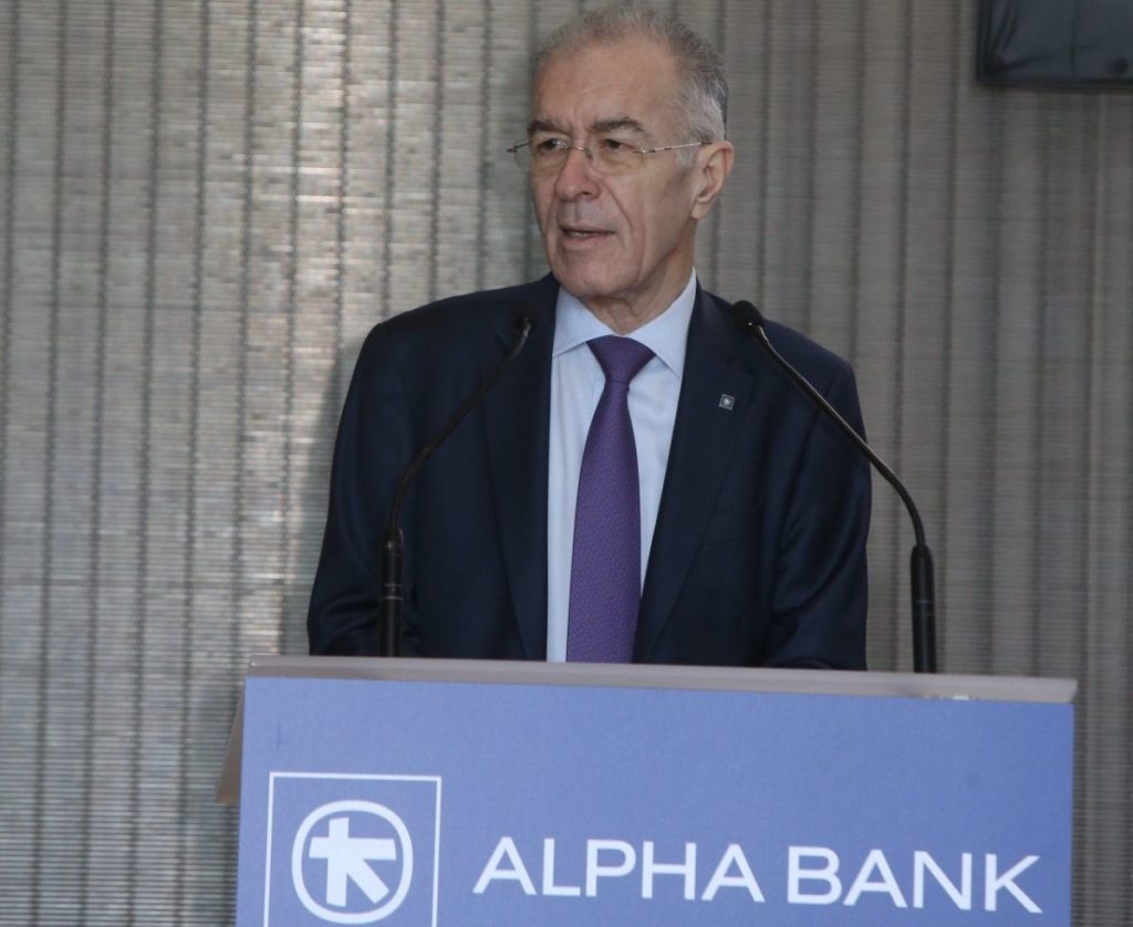 Βασίλειος Θ. Ράπανος: «Η Alpha Bank πρωτοστατεί στη στήριξη της επιχειρηματικότητας»
