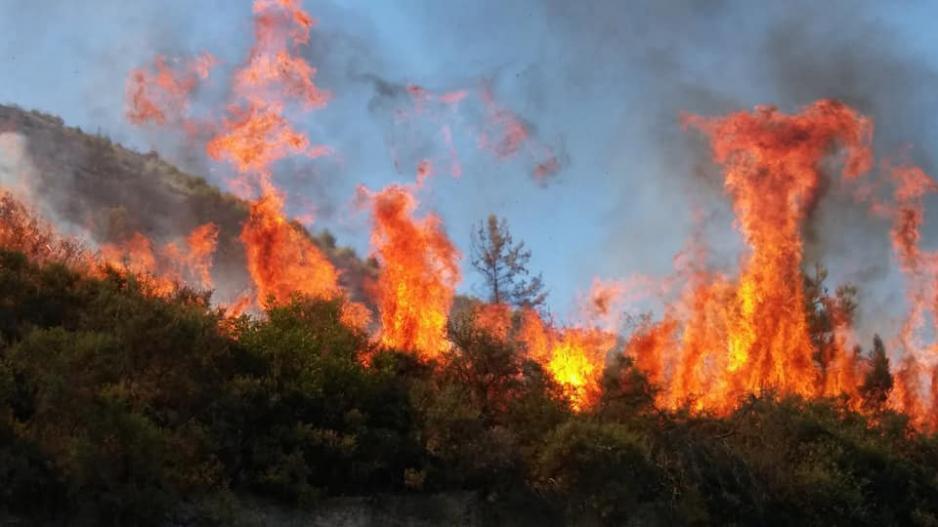 Κύπρος: Πυρκαγιά στην περιοχή των βρετανικών βάσεων