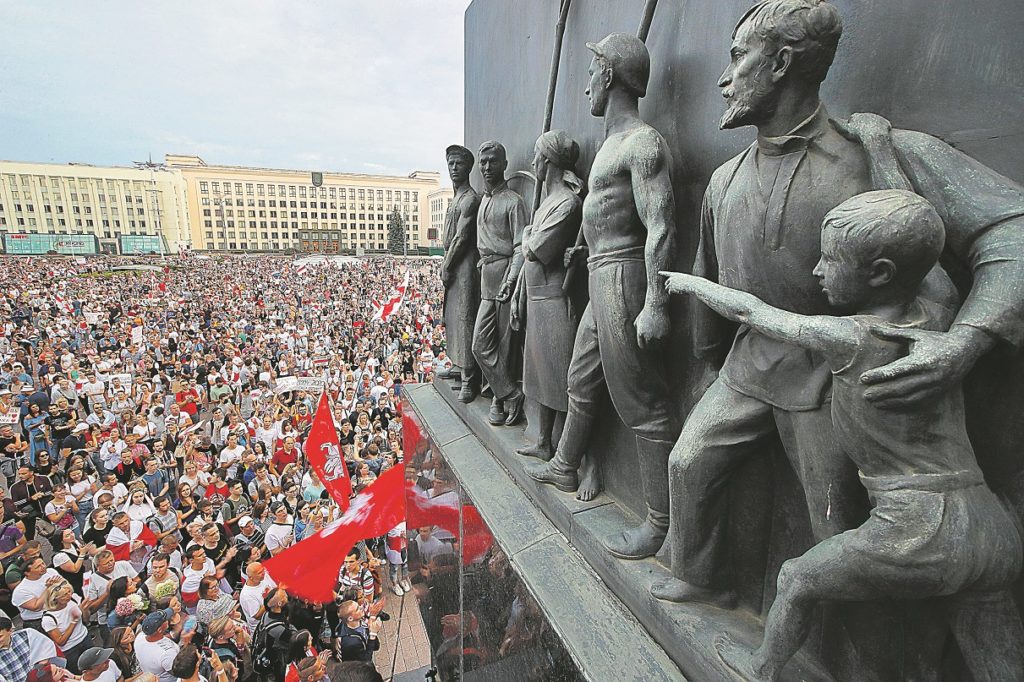 Ουάσινγκτον καλεί Μόσχα «να σεβαστεί την κυριαρχία της Λευκορωσίας»