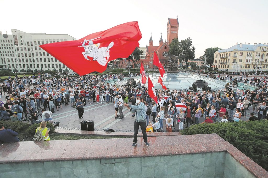 Στο κόκκινο η ελευθερία του Τύπου στη Λευκορωσία
