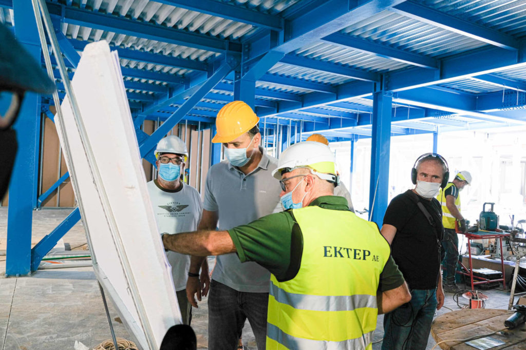 Προχωρούν εντατικά οι εργασίες κατασκευής 50 νέων κλινών ΜΕΘ στο «Σωτηρία» (Photos)